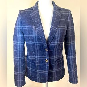 Navy Plaid Blazer | Tommy Hilfiger
